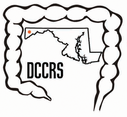 A black and white picture of the logo for dccrs.